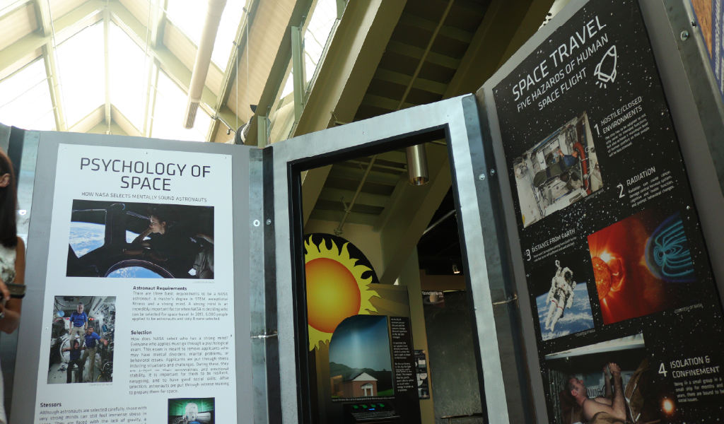 New MSDC exhibit designed and constructed by NH technical high school students